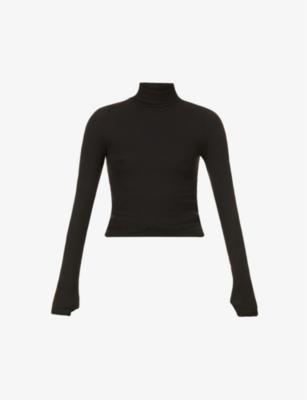 Fitted turtleneck stretch-jersey top by ATM ANTHONY THOMAS MELILLO
