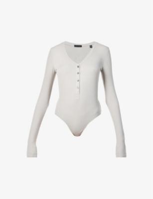 Henley relaxed-fit cotton-jersey body by ATM ANTHONY THOMAS MELILLO