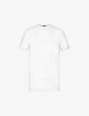 Slub logo-print cotton-jersey T-shirt by ATM ANTHONY THOMAS MELILLO