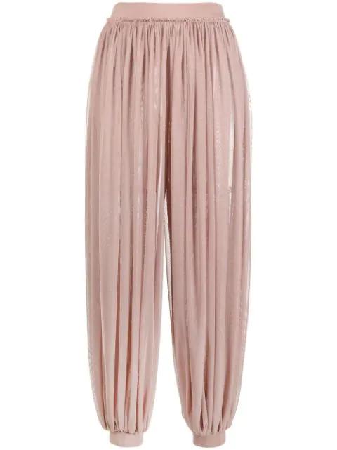 pleated balloon-leg trousers by ATU BODY COUTURE