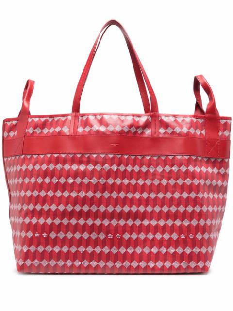 Bercy reflective jacquard tote bag by AU DEPART