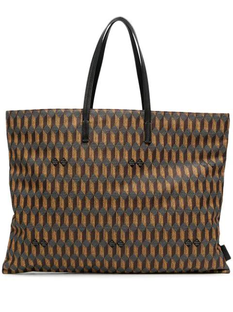 geometric pattern tote bag by AU DEPART