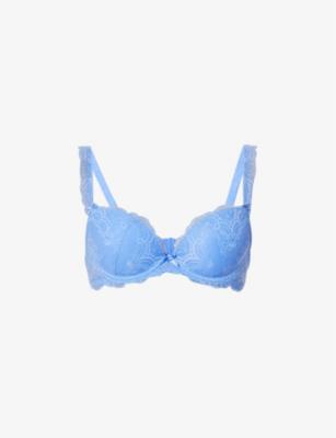 Danse moulded-plunge stretch-lace bra by AUBADE