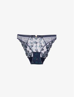 Flore mid-rise stretch-woven briefs by AUBADE