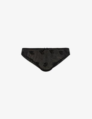 Sofessence mid-rise mesh briefs by AUBADE