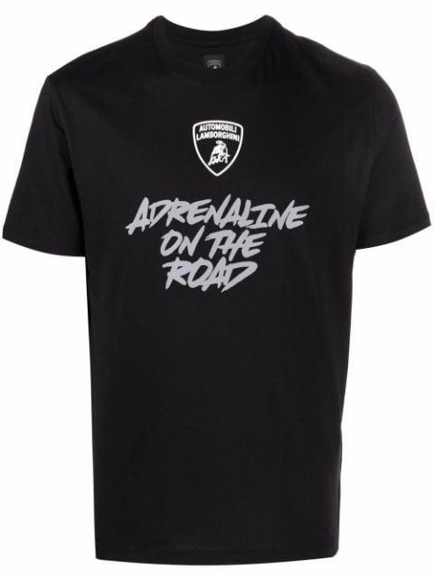 Adrenaline On The Road T-shirt by AUTOMOBILI LAMBORGHINI