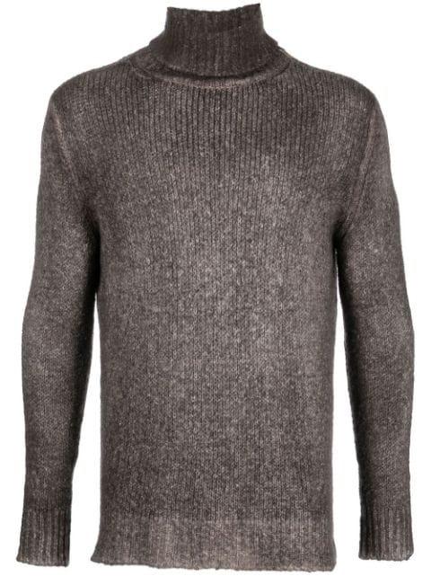 intarsia-knit turtleneck sweater by AVANT TOI