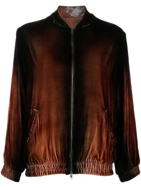 reversible distressed bomber jacket by AVANT TOI