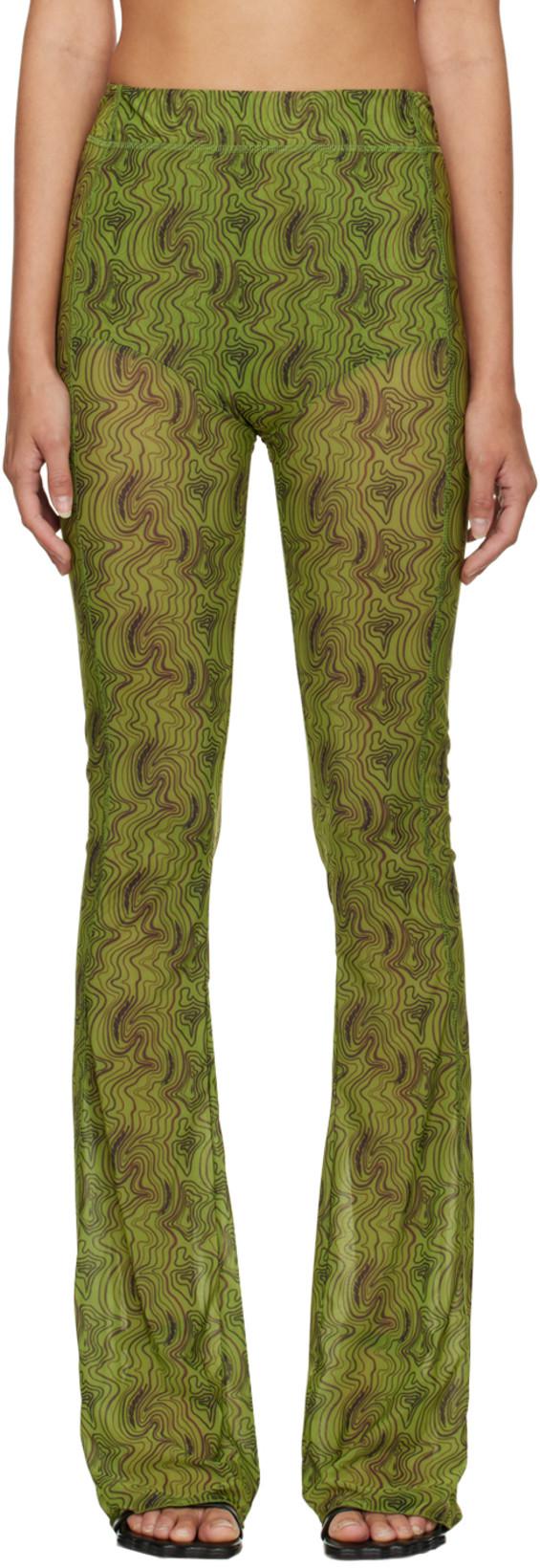 Green Apartment Trousers by AVAVAV