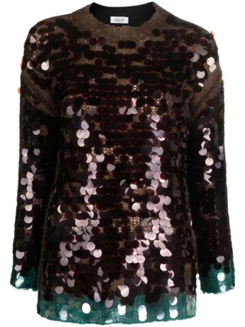 sequin-embellished jumper by AVIU