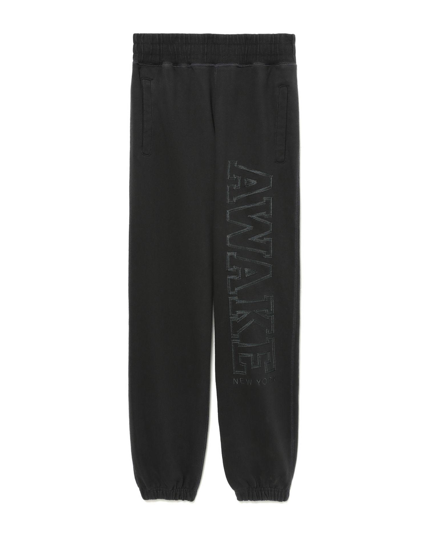 Military logo embroidered sweatpants by AWAKE NY
