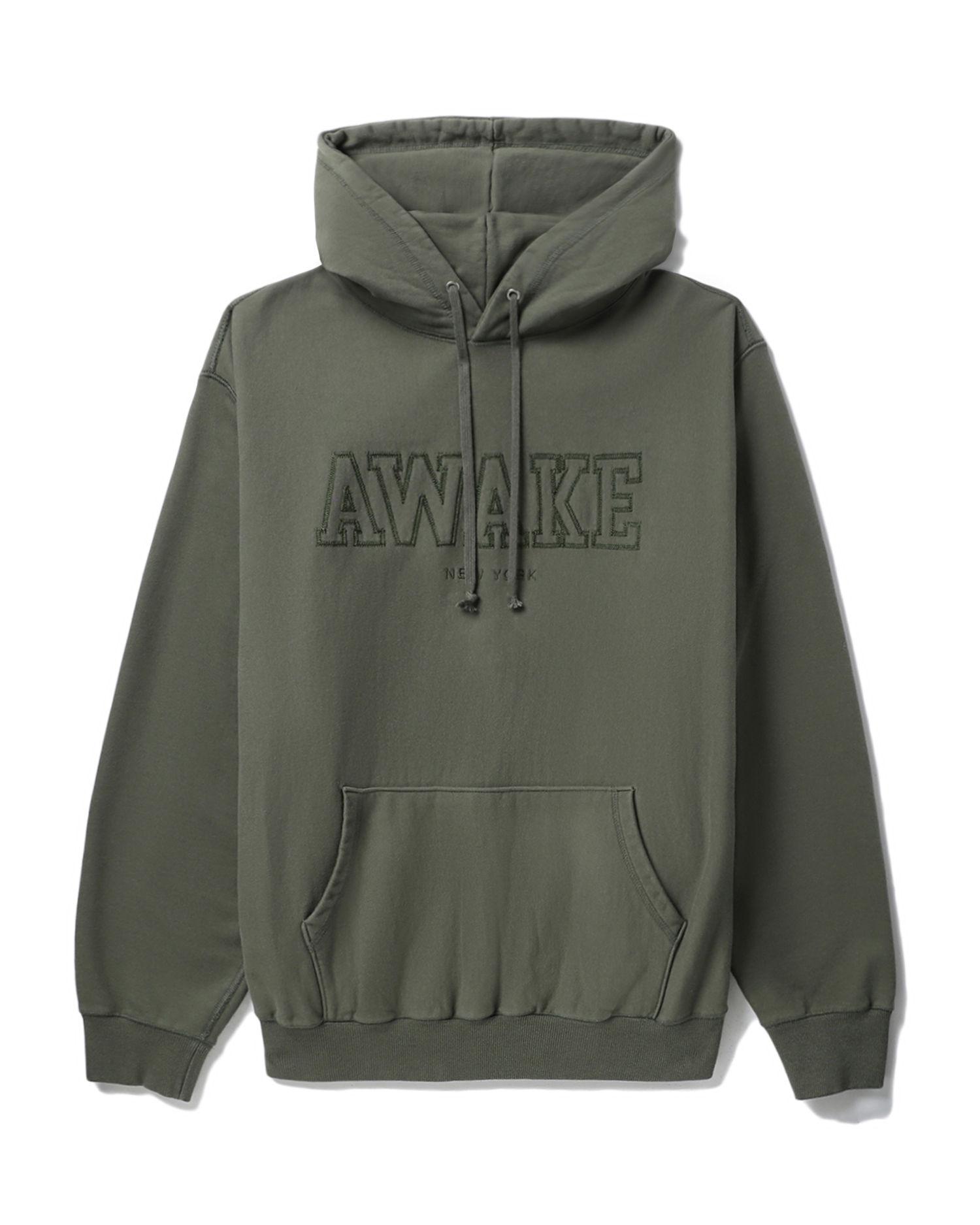 Military logo embroidered sweatshirt by AWAKE NY