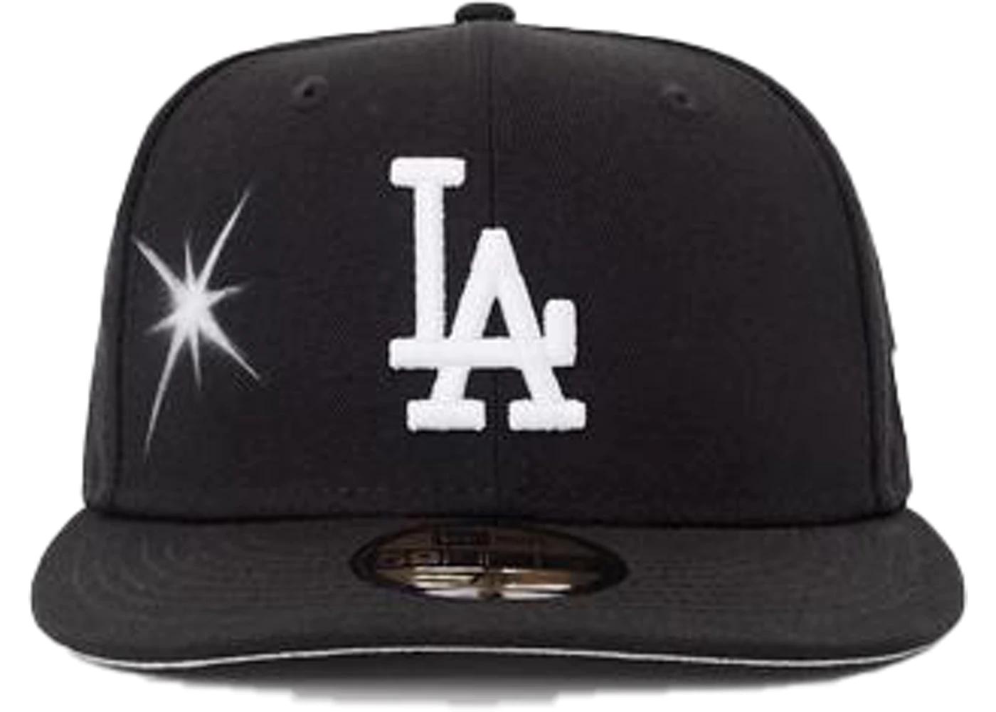 Los Angeles Dodgers Fitted Hat Black by AY EL AY EN