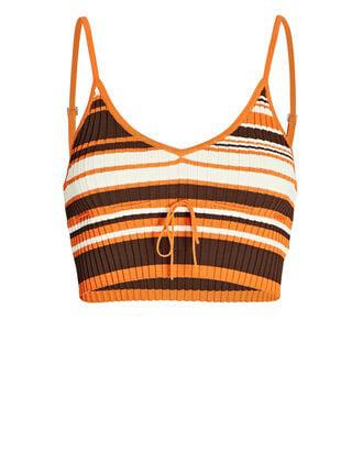 Alapataco Striped Crop Top by AYA MUSE