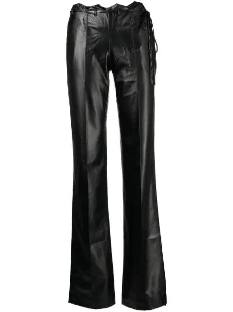 Lavalle faux leather trousers by AYA MUSE