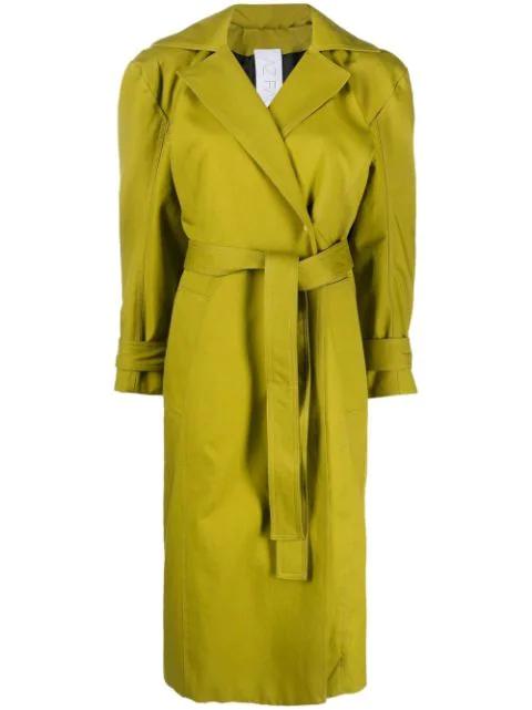long-sleeve belted trench coat by AZ FACTORY