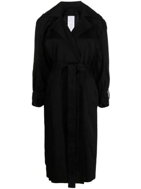 long-sleeve belted trench coat by AZ FACTORY