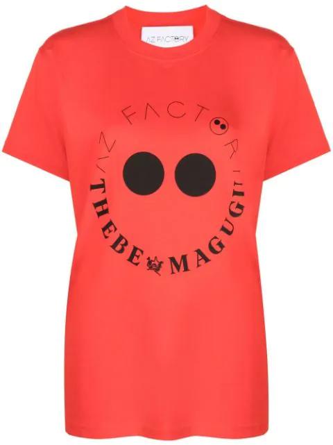 x Thebe Magugu logo-print T-shirt by AZ FACTORY