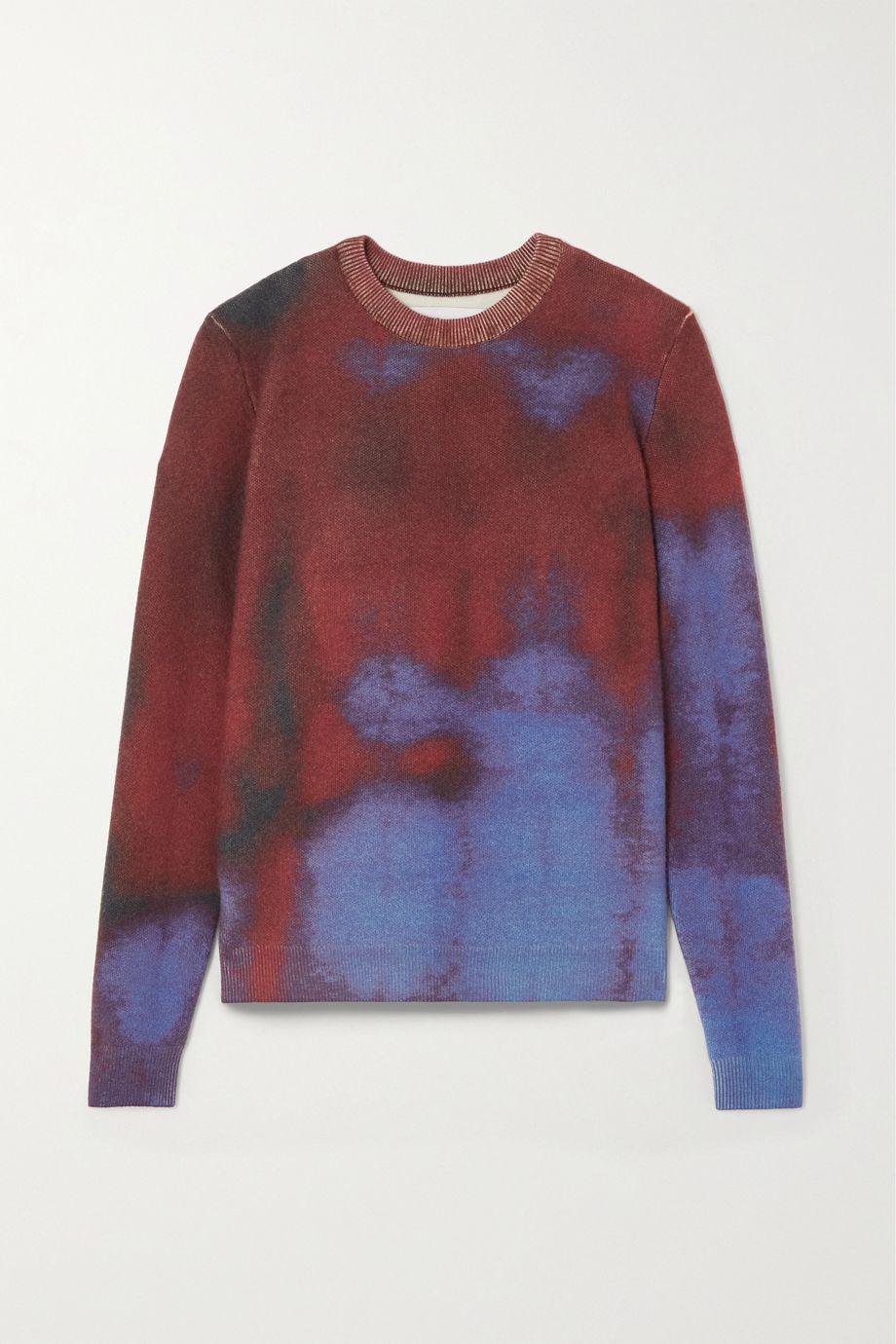 Gonzo tie-dyed cashmere sweater by AZTECH MOUNTAIN