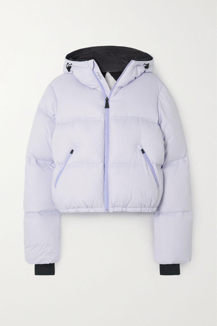 Minnie hoodied quilted down ski jacket by AZTECH MOUNTAIN