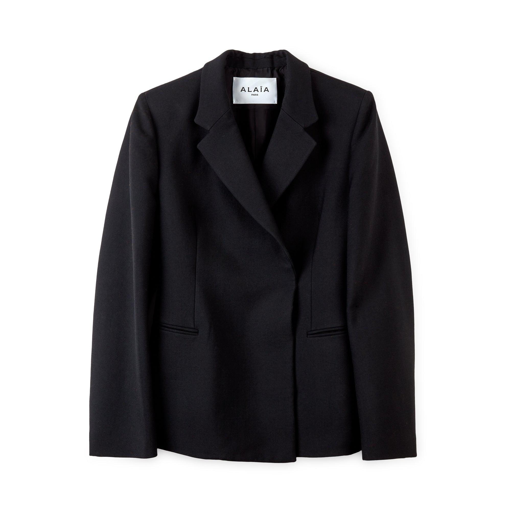 ALAÏA Women's Veste A Fitted Tailored Jacket (Black) by AZZEDINE ALAIA