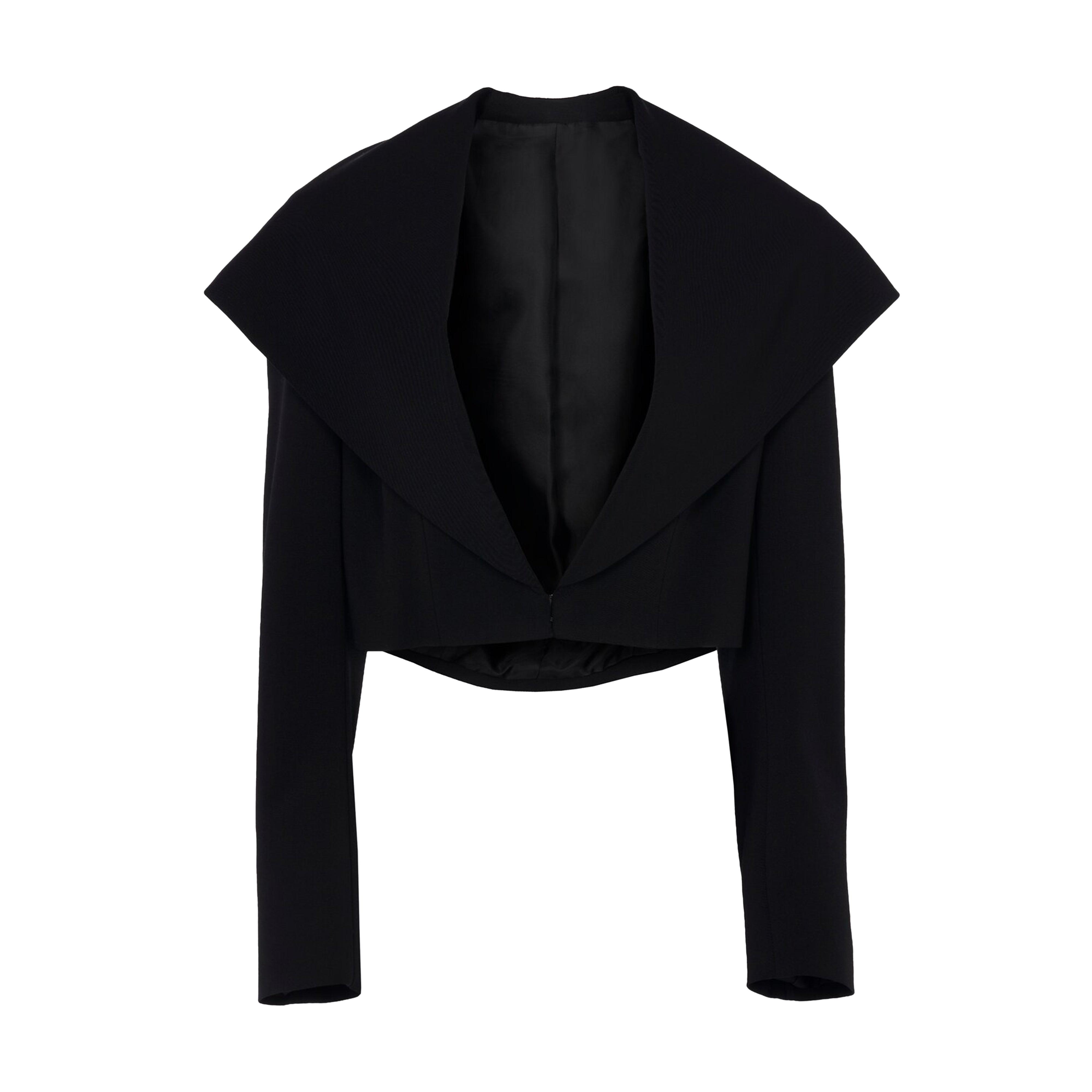 AlaÏa Bi-Stretch Hooded Jacket (Black) by AZZEDINE ALAIA