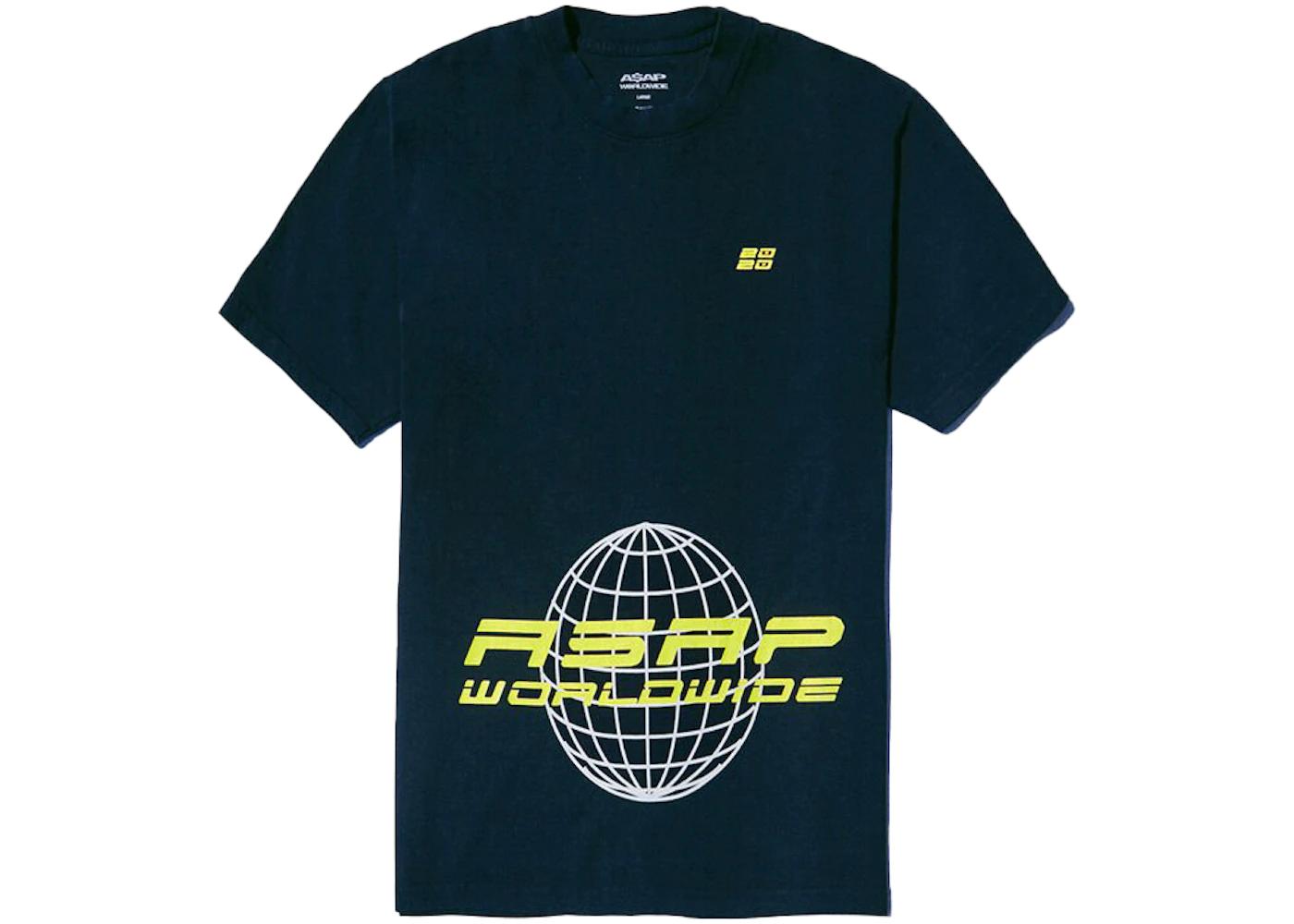 Worldwide Globe 2 T-Shirt Black by A$AP