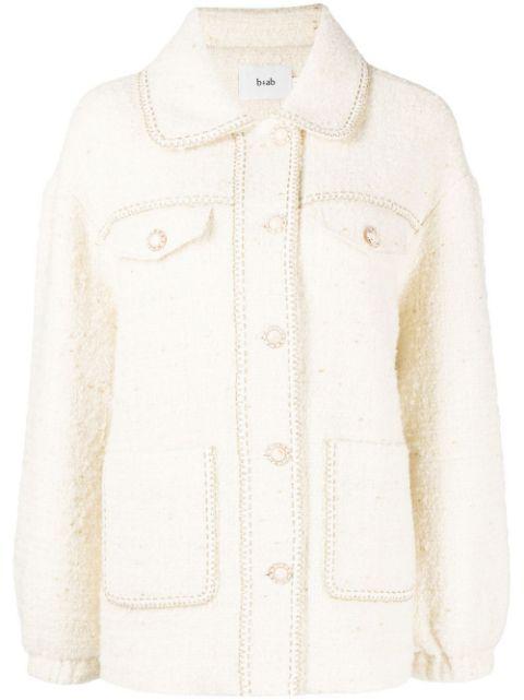 bouclé fitted jacket by B+AB