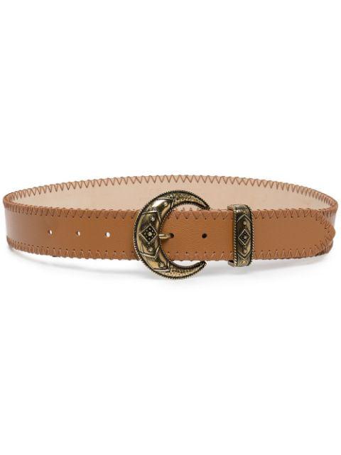Clover leather belt by B-LOW THE BELT