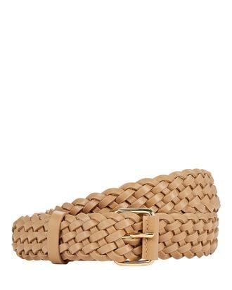 Mira Braided Leather Buckle Belt by B-LOW THE BELT