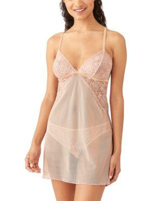 Wacoal Lace Encounter Chemise Lingerie Nightgown 931204 by B.TEMPT'D