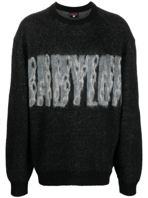 logo-print detail sweatshirt by BABYLON LA