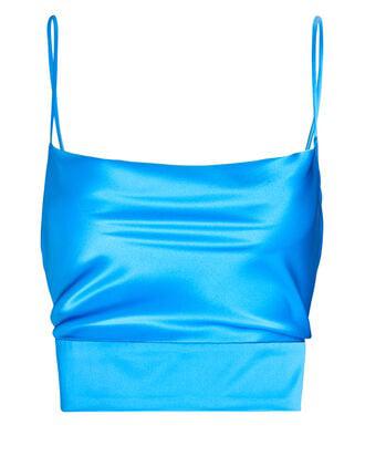Naya Tie-Back Silk Charmeuse Top by BACKGROUNDE NYC