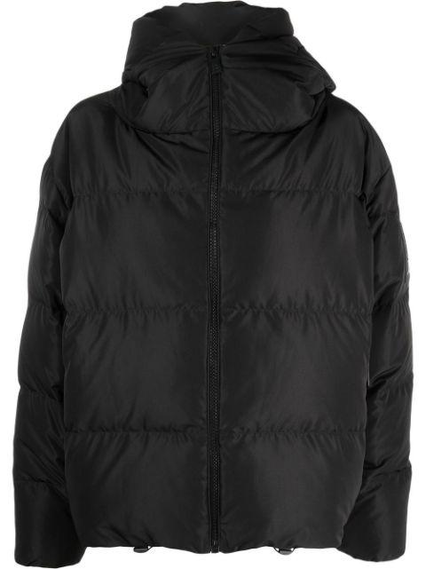 logo-patch padded down jacket by BACON