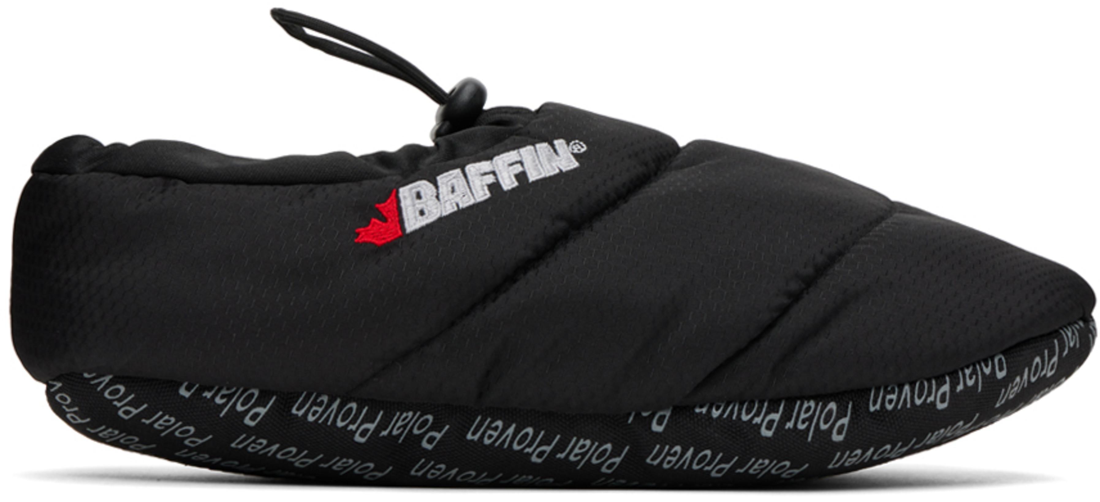 Black Cush Slippers by BAFFIN