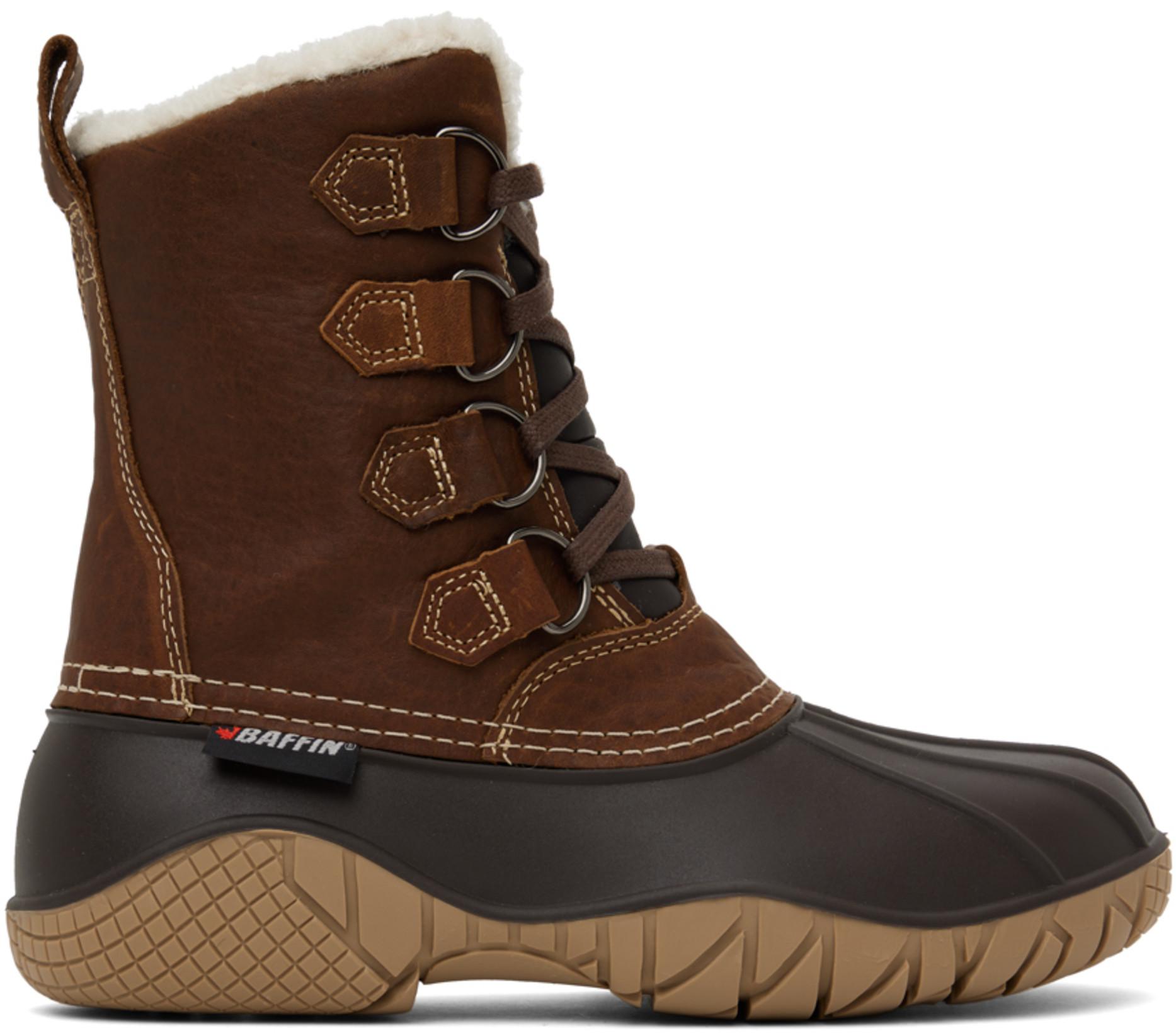 Brown Yellowknife Boots by BAFFIN