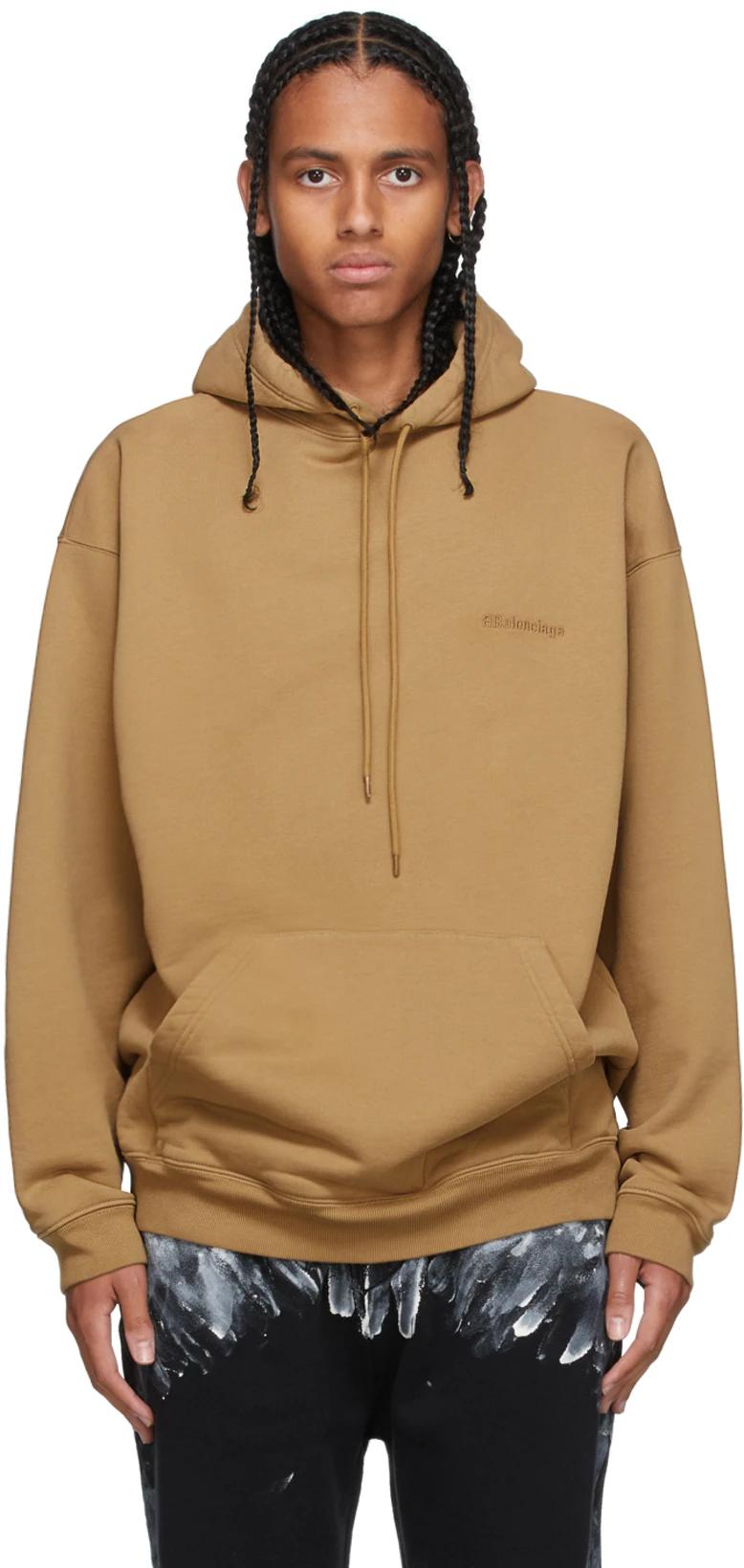 balenciaga hoodie tan