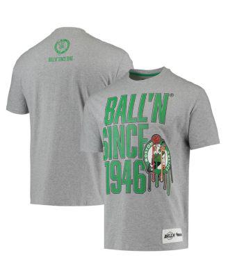 Men's Heather Gray Boston Celtics Since 1946 T-shirt by BALL'N