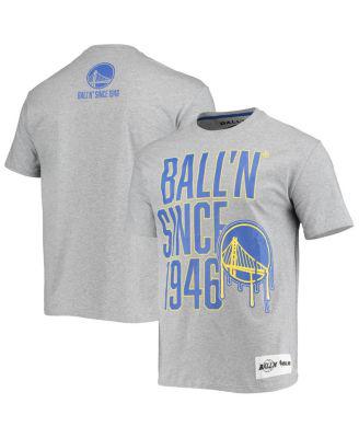 Men's Heather Gray Golden State Warriors Since 1946 T-shirt by BALL'N
