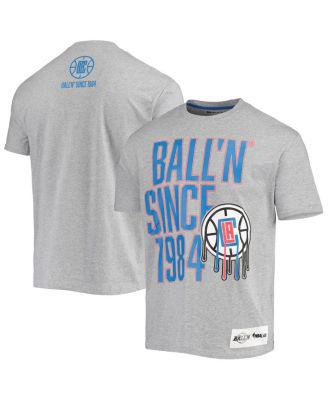 Men's Heather Gray La Clippers Since 1984 T-shirt by BALL'N