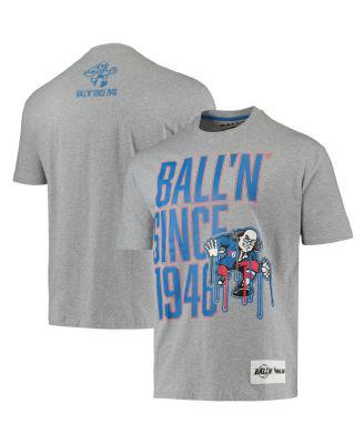 Men's Heather Gray Philadelphia 76Ers Since 1946 T-shirt by BALL'N