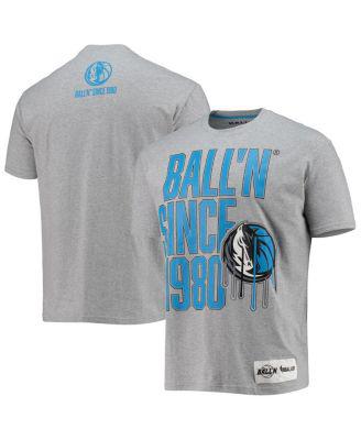Men's Heathered Gray Dallas Mavericks Since 1980 T-shirt by BALL'N