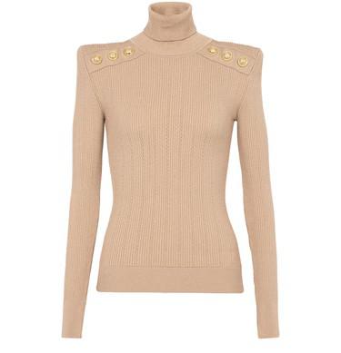 Knit sweater with by BALMAIN