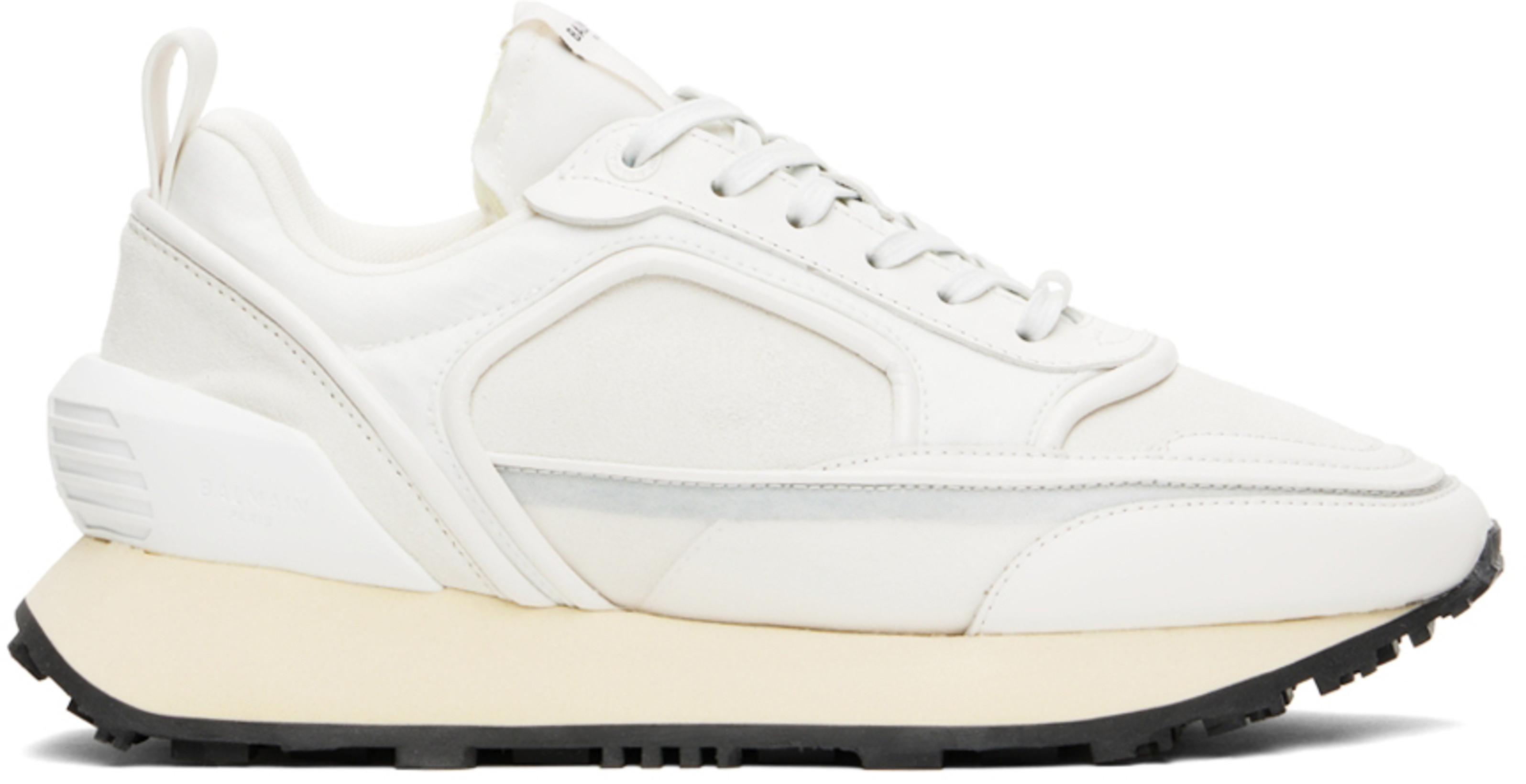 Off-White Racer Sneakers by BALMAIN