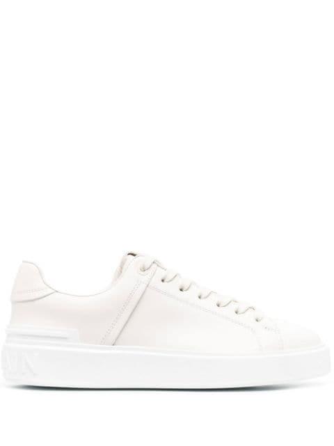 low-top lace-up sneakers by BALMAIN
