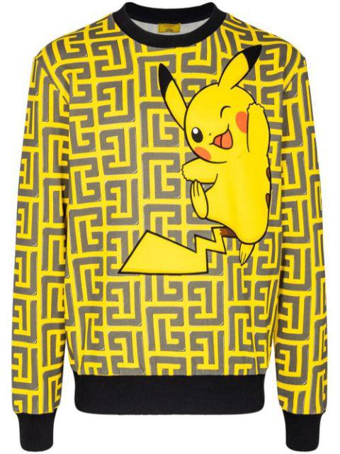 x Pokémon printed sweatshirt by BALMAIN