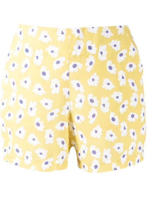 daisy-print shorts by BAMBAH