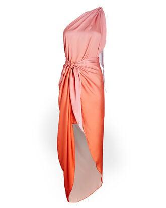 Marea Satin One-Shoulder Dress by BAOBAB
