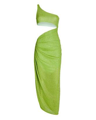 Zadeh One-Shoulder Cut-Out Midi Dress by BAOBAB