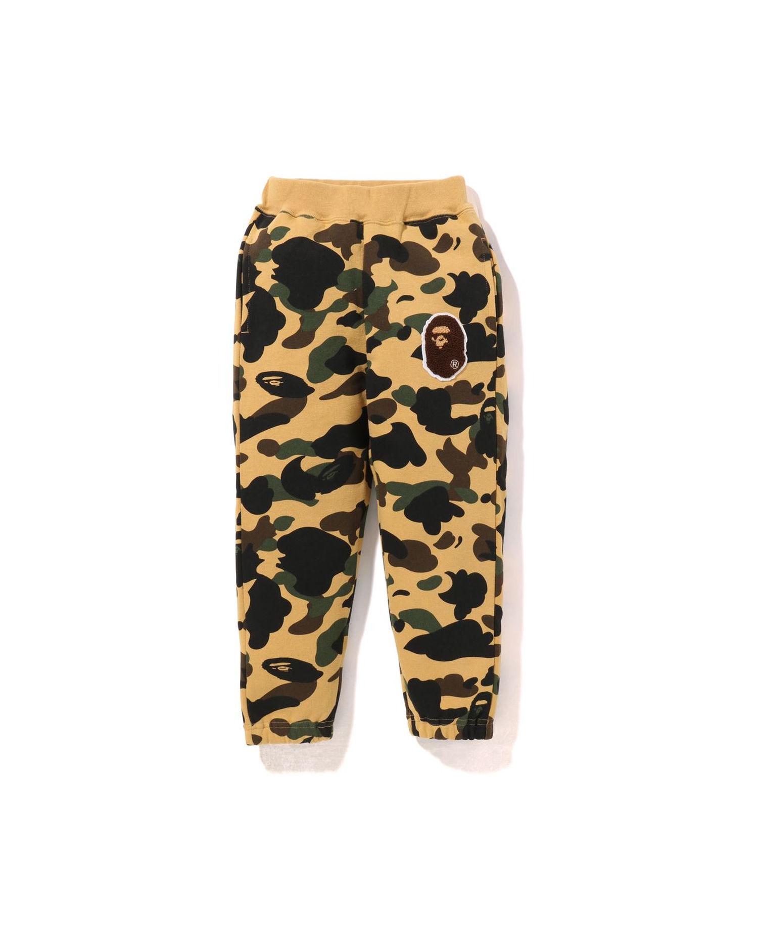 1st Camo Ape Head Patched Sweat Pants by BAPE | jellibeans